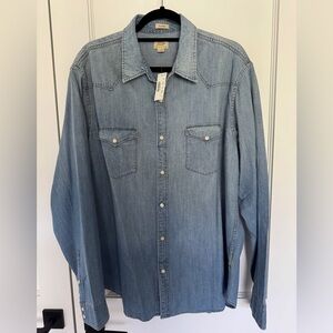 J. Crew Light Denim/Chambray Shirt NWT